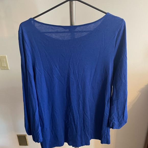 Blue, Banana Republic 3/4 length size Medium - Picture 4 of 4